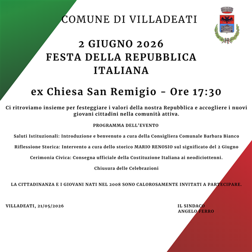 2 Giugno - Festa della Repubblica